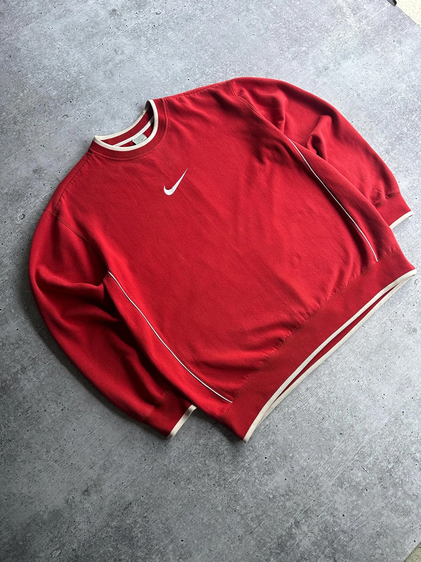 Vintage 90's Nike Sweatshirt Big Logo Swoosh (L)