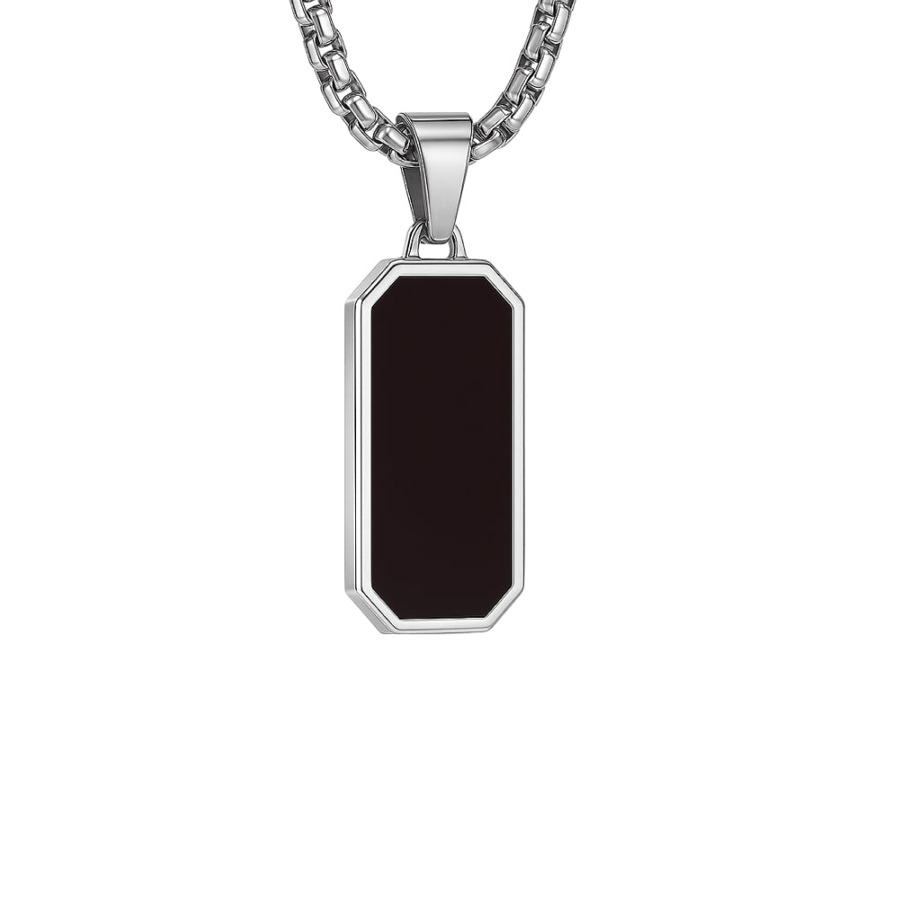 Onyx Steel Pendant