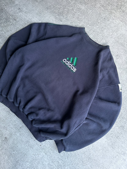 Vintage 90s Rare Sweatshirt Adidas Equipment Big Logo (L)