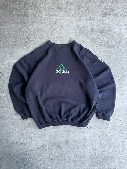 Vintage 90s Rare Sweatshirt Adidas Equipment Big Logo (L)