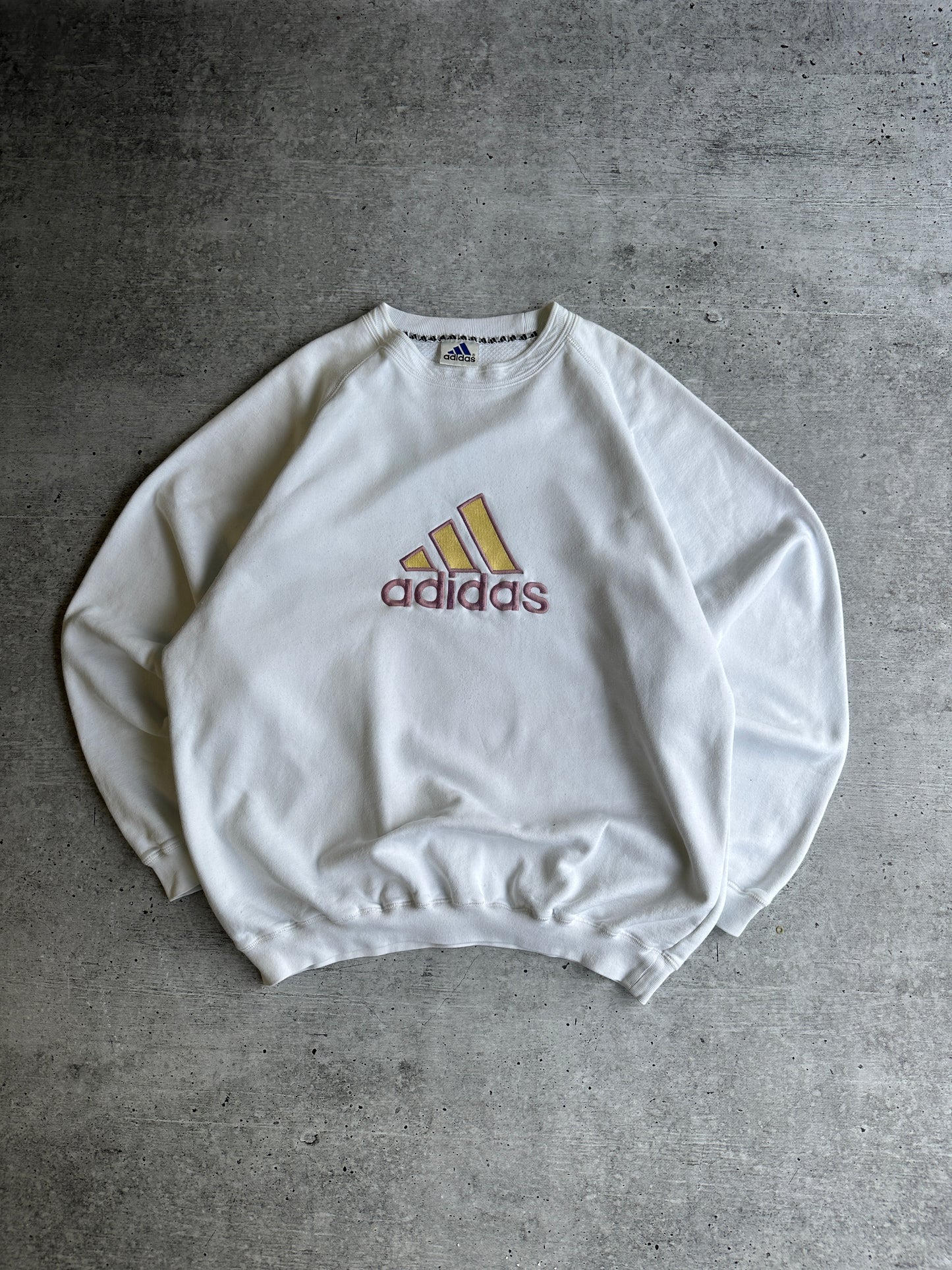 Adidas 90s Vintage Sweatshirt White (L)