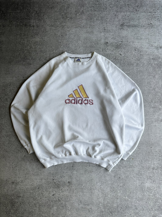 Adidas 90s Vintage Sweatshirt White (L)