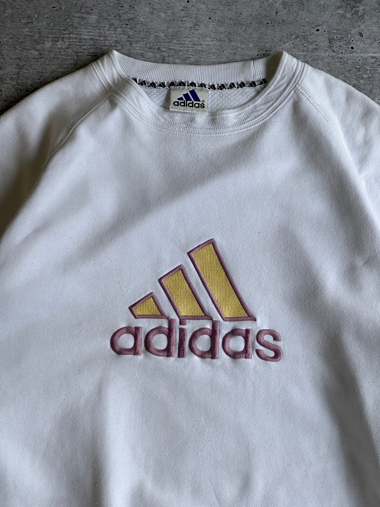 Adidas 90s Vintage Sweatshirt White (L)