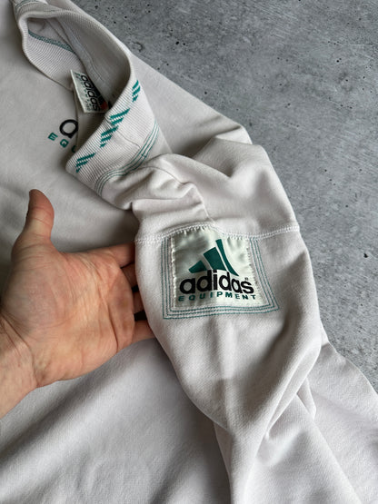 Vintage 90s Hype Sweatshirt Adidas Equipment Big Logo (L)