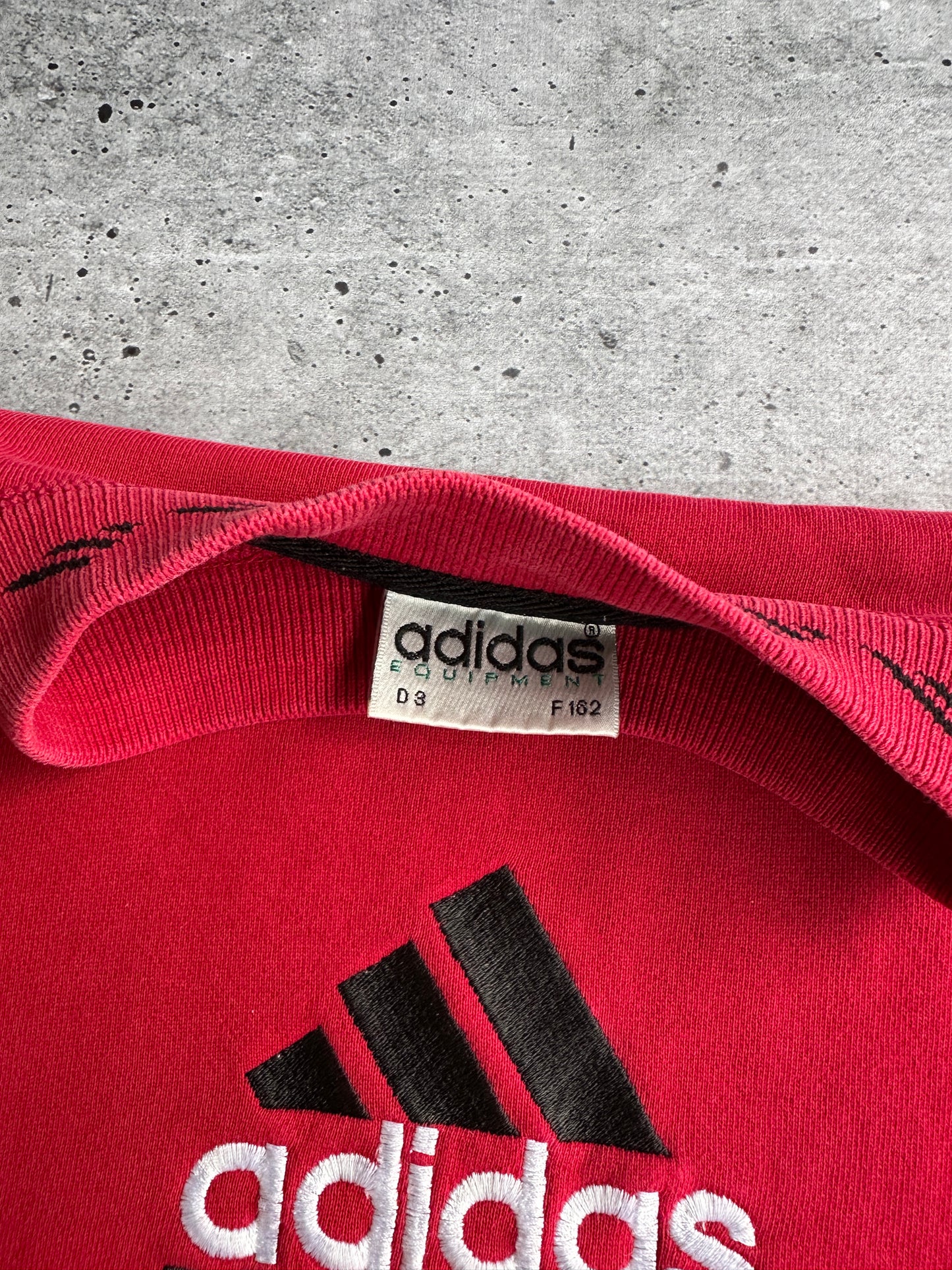 Vintage 90s Rare Sweatshirt Adidas Equipment Big Logo (S)