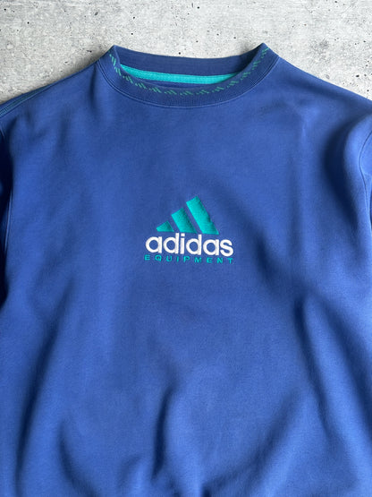 Vintage 90s Rare Sweatshirt Adidas Equipment Big Logo (M)