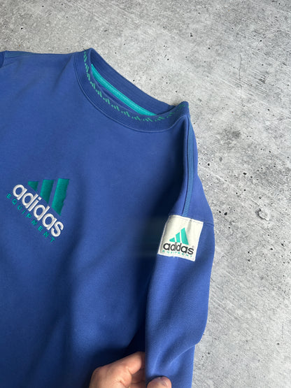 Vintage 90s Rare Sweatshirt Adidas Equipment Big Logo (M)