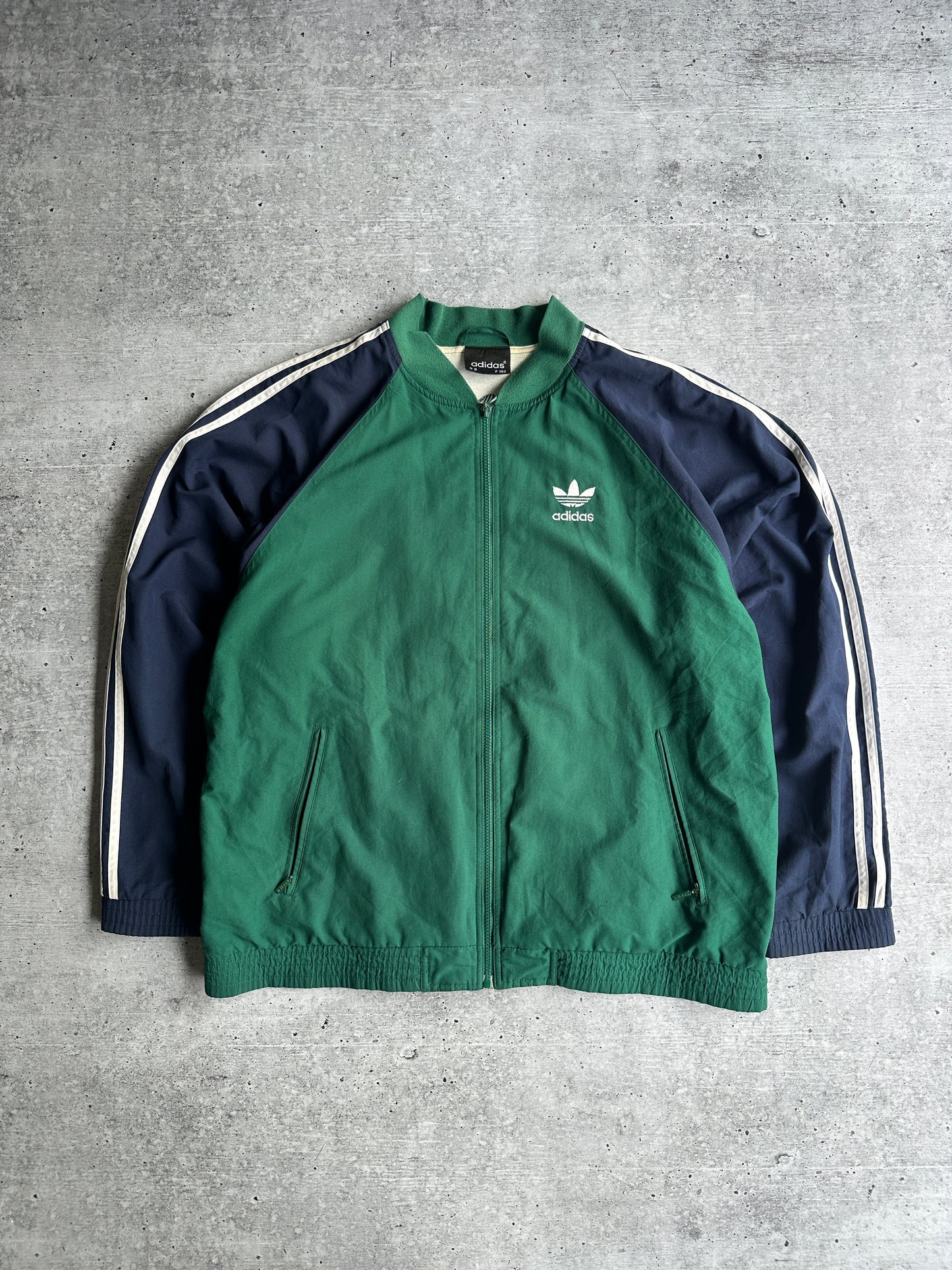 Vintage Adidas 90s Track Jacket Trefoil Big Logo (L)
