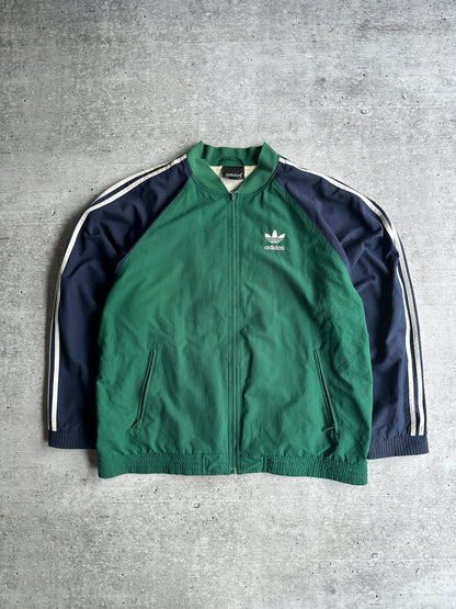 Vintage Adidas 90s Track Jacket Trefoil Big Logo (L)