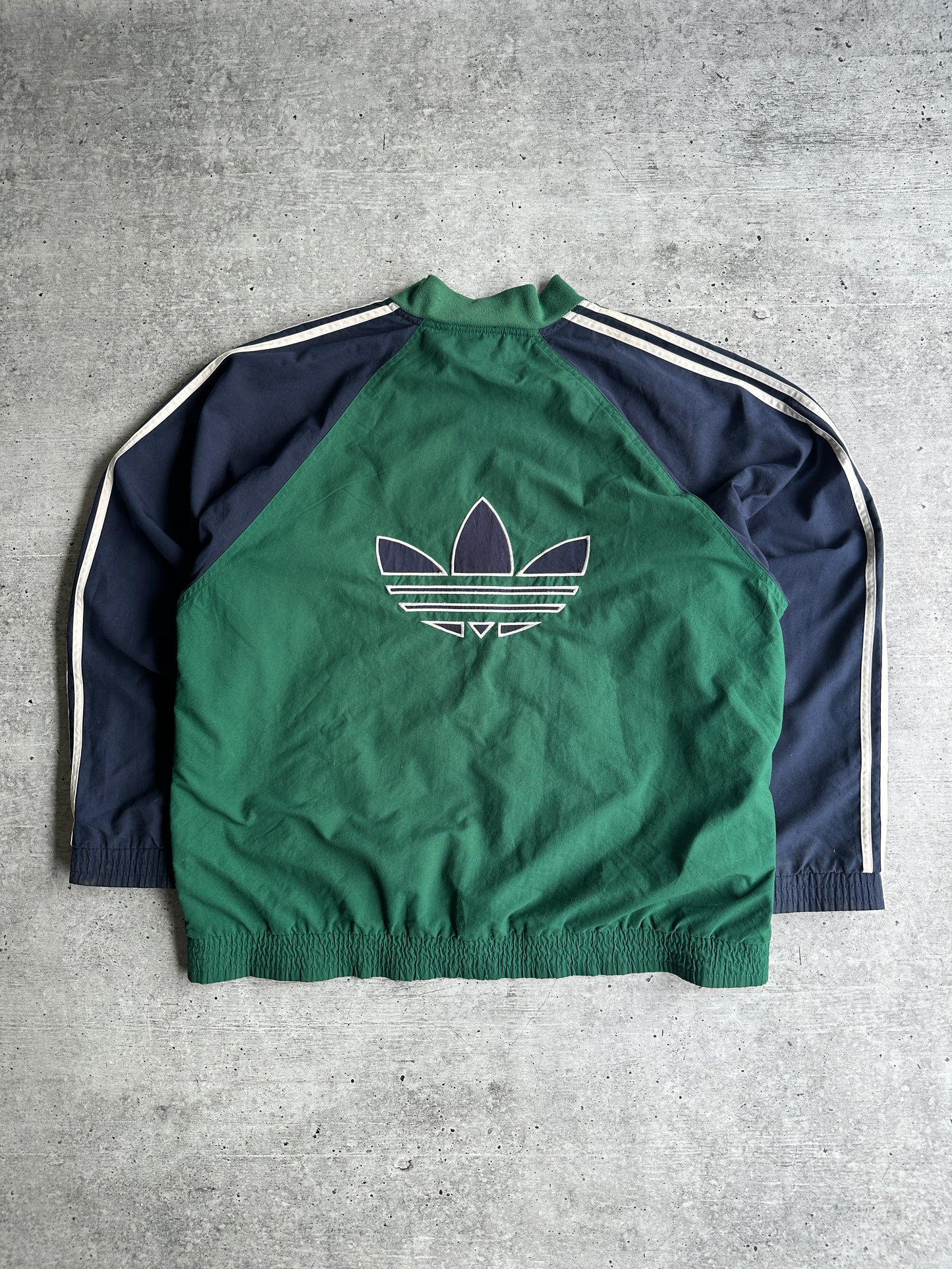 Vintage Adidas 90s Track Jacket Trefoil Big Logo (L)