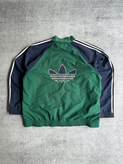 Vintage Adidas 90s Track Jacket Trefoil Big Logo (L)