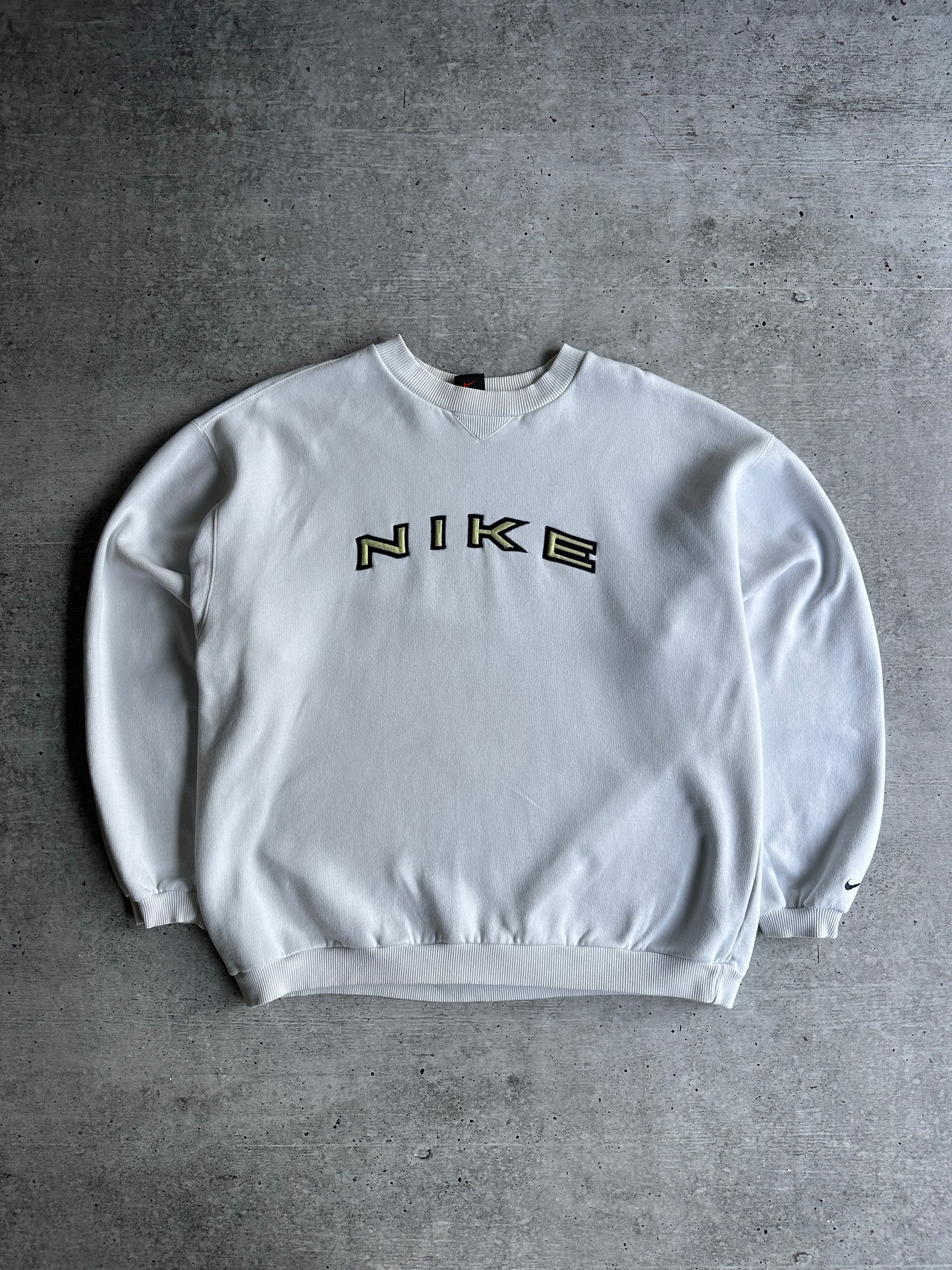 Vintage 90's Nike Sweatshirt Big Logo Swoosh (L)