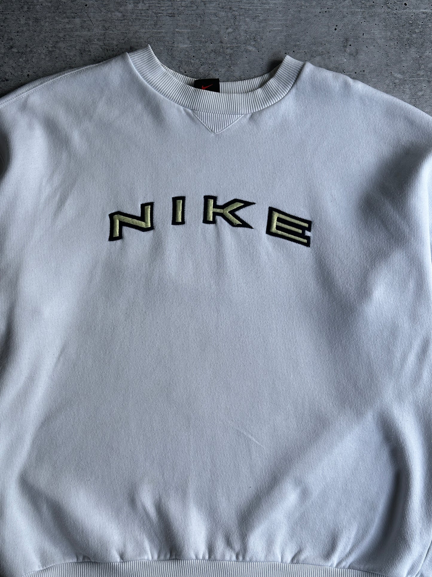 Vintage 90's Nike Sweatshirt Big Logo Swoosh (L)