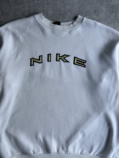 Vintage 90's Nike Sweatshirt Big Logo Swoosh (L)