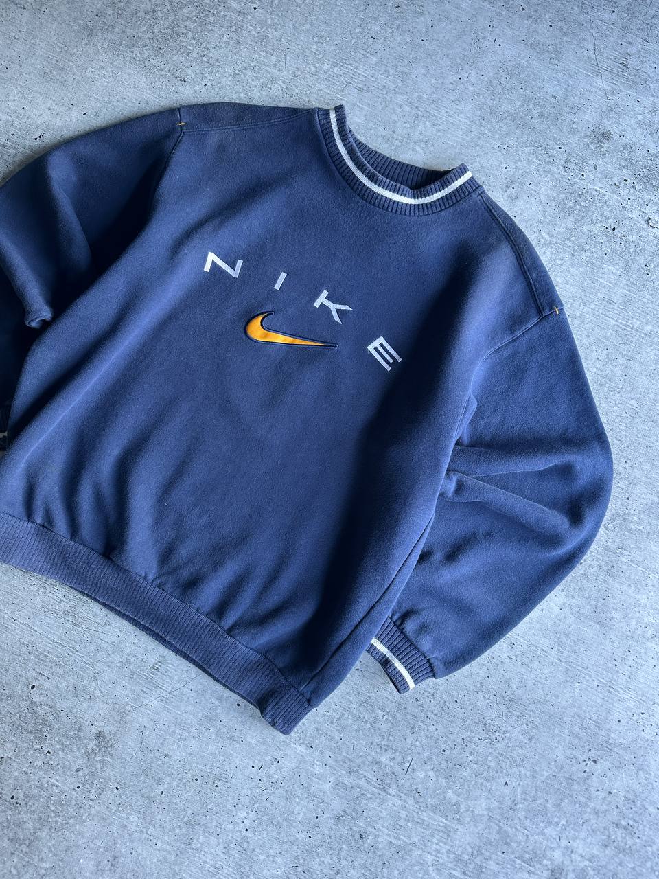 Vintage 90's Nike Sweatshirt Big Logo Swoosh (S)