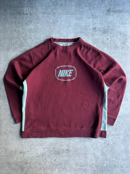 Vintage 90's Nike Sweatshirt Big Logo Swoosh (L)