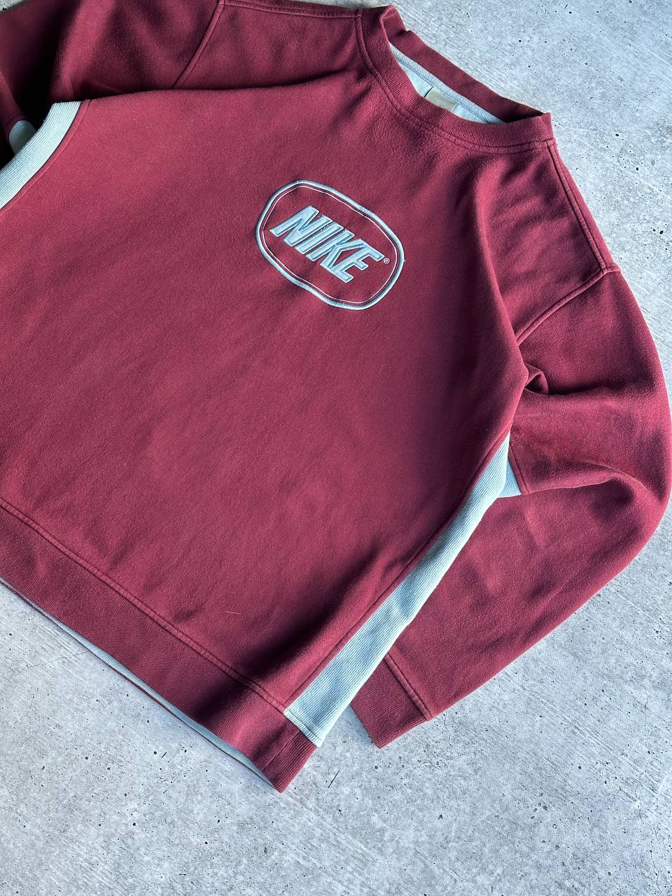 Vintage 90's Nike Sweatshirt Big Logo Swoosh (L)