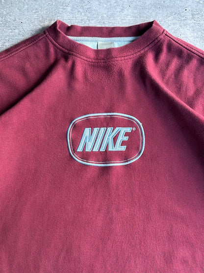 Vintage 90's Nike Sweatshirt Big Logo Swoosh (L)