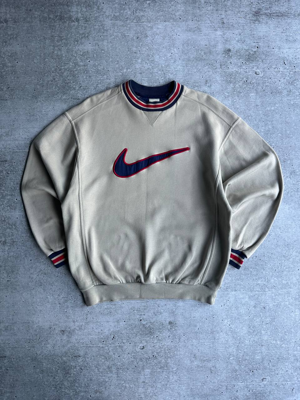 Vintage 90's Nike Sweatshirt Big Logo Swoosh (L)