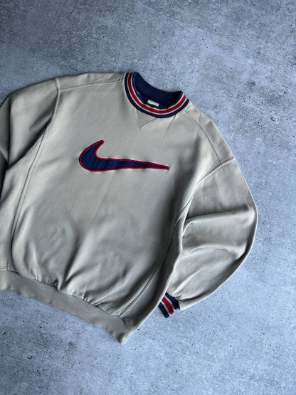 Vintage 90's Nike Sweatshirt Big Logo Swoosh (L)