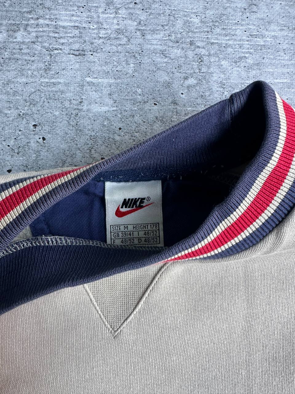 Vintage 90's Nike Sweatshirt Big Logo Swoosh (L)