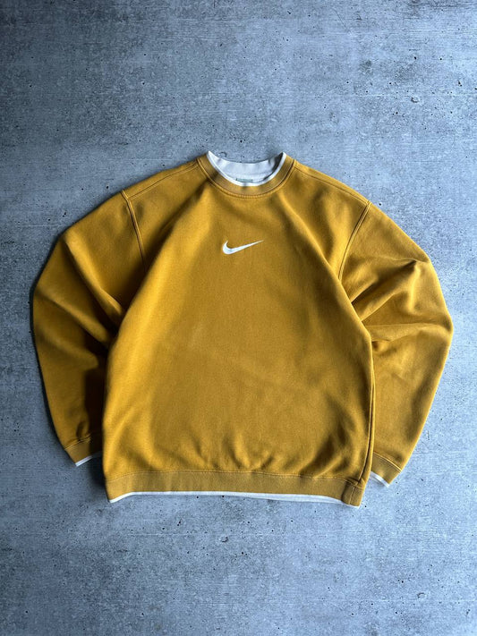 Vintage 90's Nike Sweatshirt Big Logo Swoosh (M)