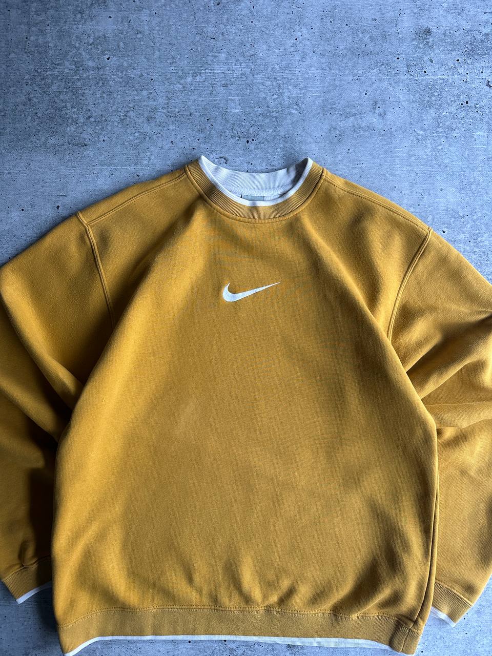Vintage 90's Nike Sweatshirt Big Logo Swoosh (M)
