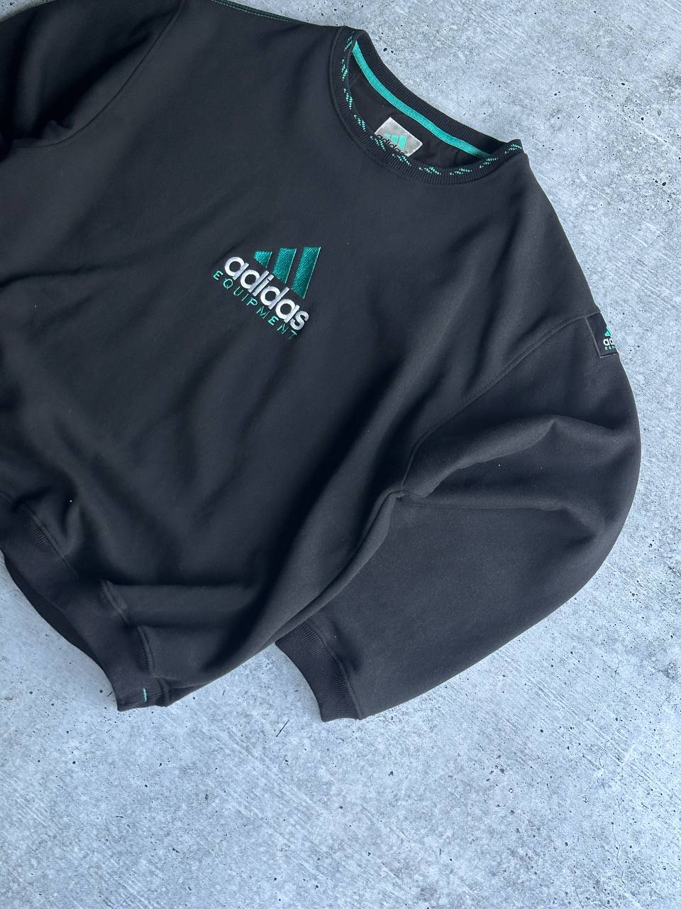 Vintage 90s Rare Sweatshirt Adidas Equipment Big Logo (L)
