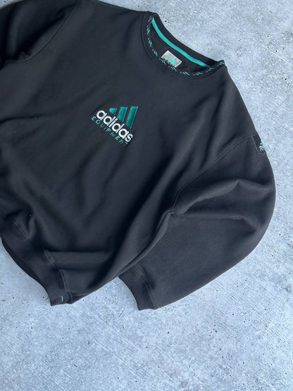 Vintage 90s Rare Sweatshirt Adidas Equipment Big Logo (L)