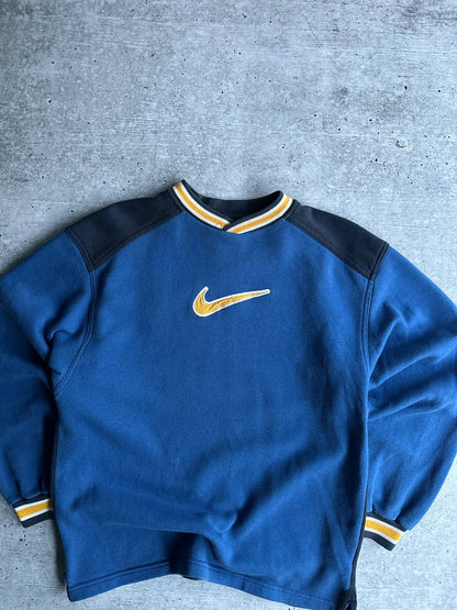 Vintage 90's Nike Sweatshirt Big Logo Swoosh (S)
