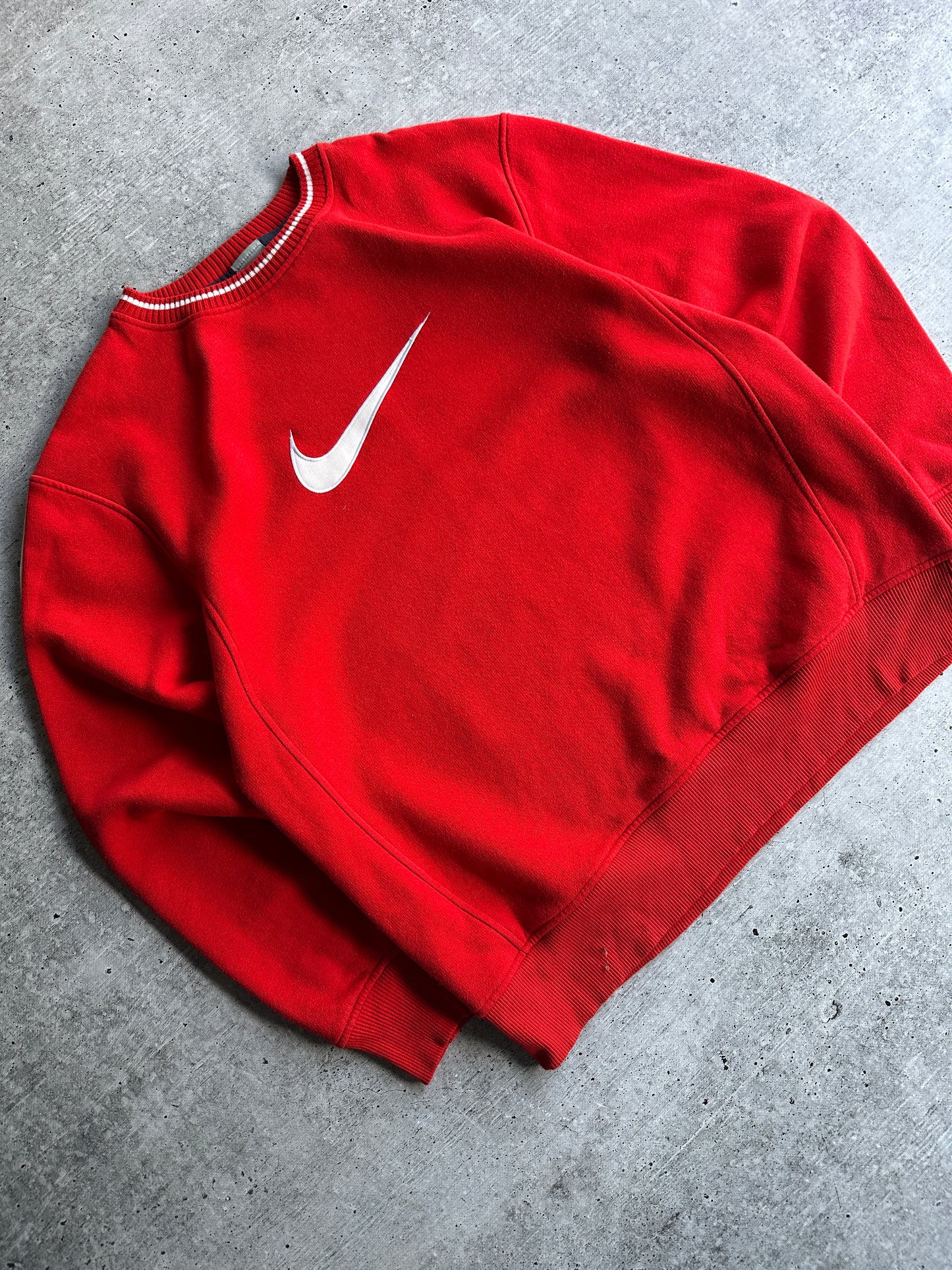 Vintage 90's Nike Sweatshirt Big Logo Swoosh (L)