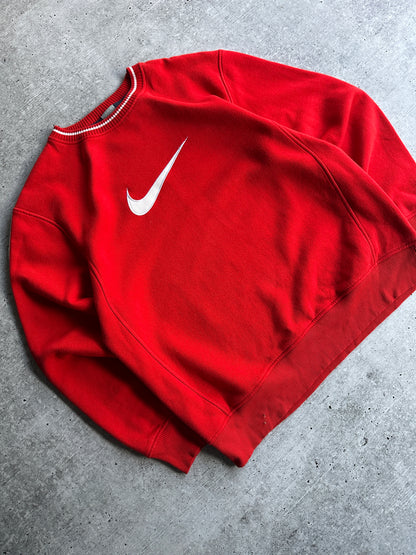 Vintage 90's Nike Sweatshirt Big Logo Swoosh (L)