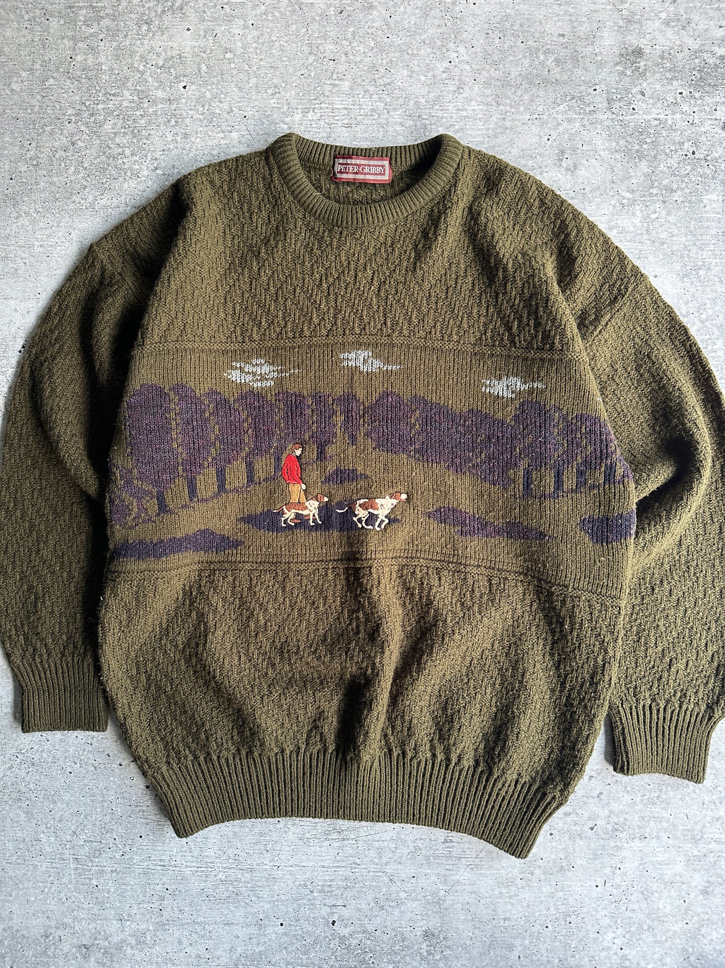 Vintage Knit Sweater (L)