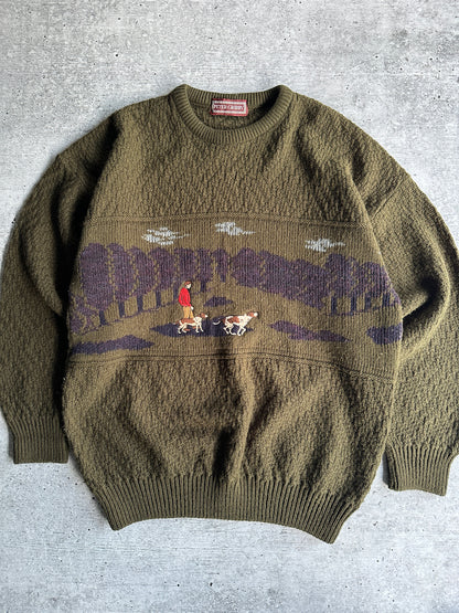 Vintage Knit Sweater (L)