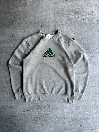 Vintage 90s Hype Sweatshirt Adidas Equipment Big Logo (S)