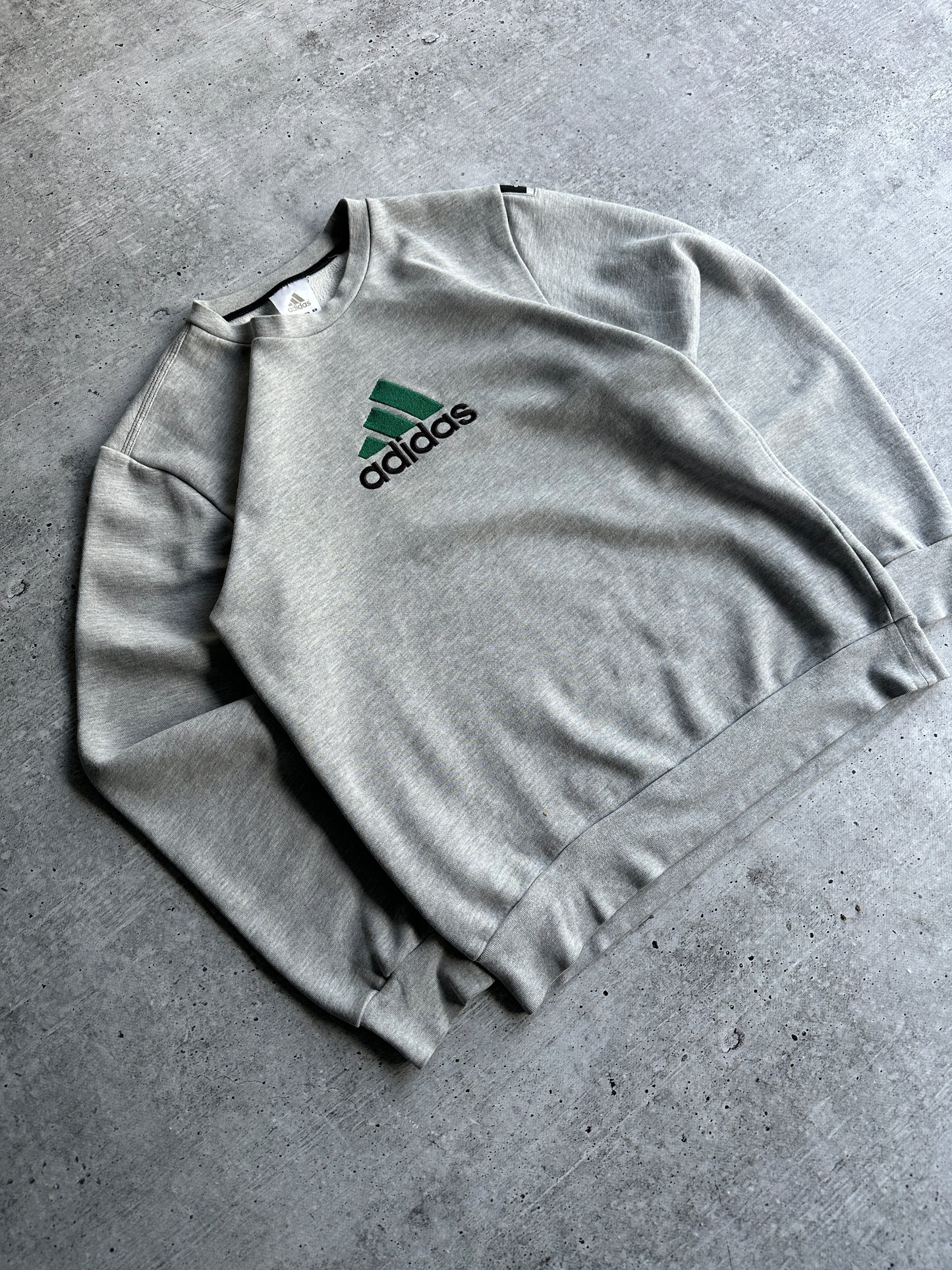 Vintage 90s Hype Sweatshirt Adidas Equipment Big Logo (S)