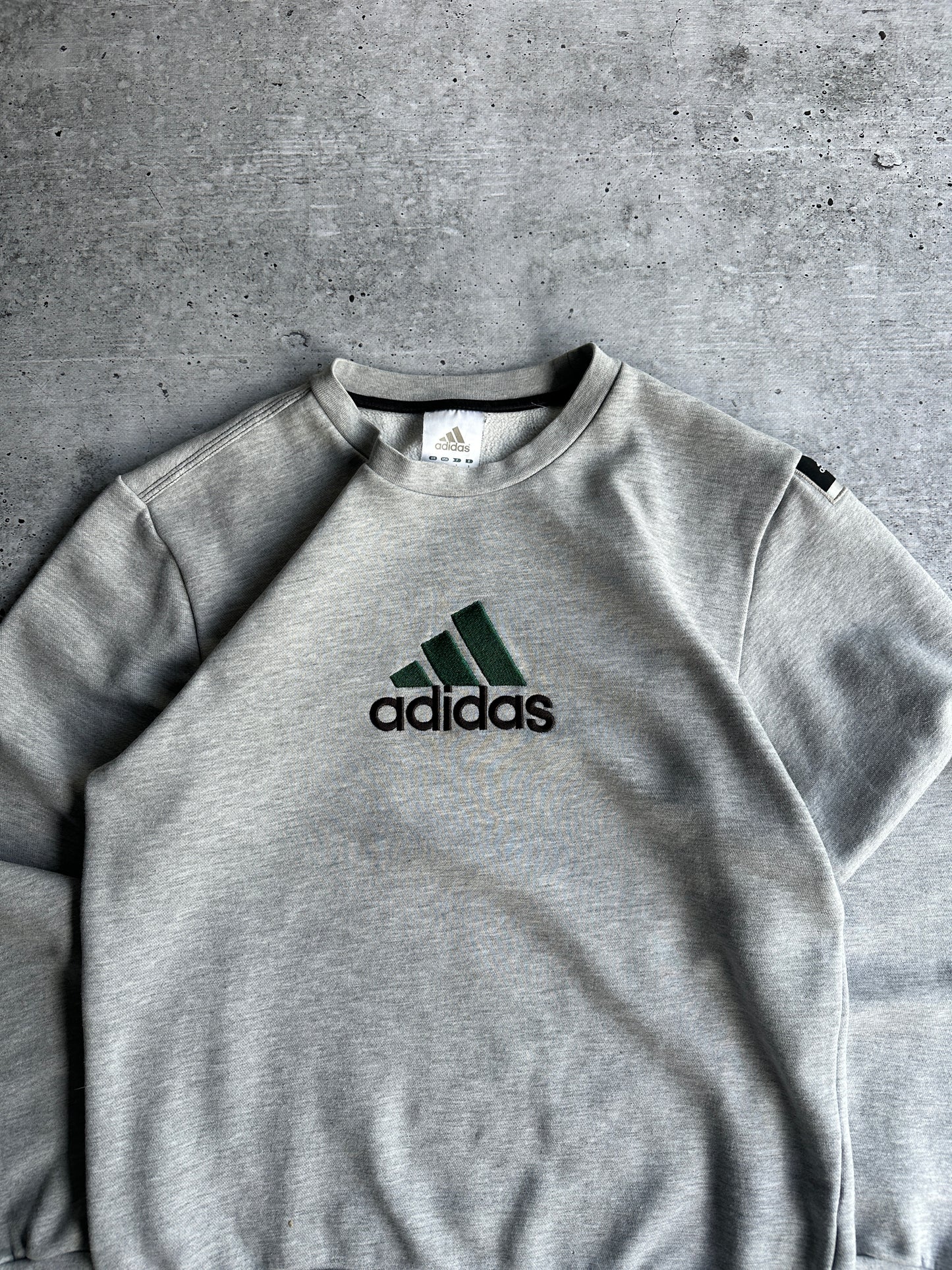 Vintage 90s Hype Sweatshirt Adidas Equipment Big Logo (S)