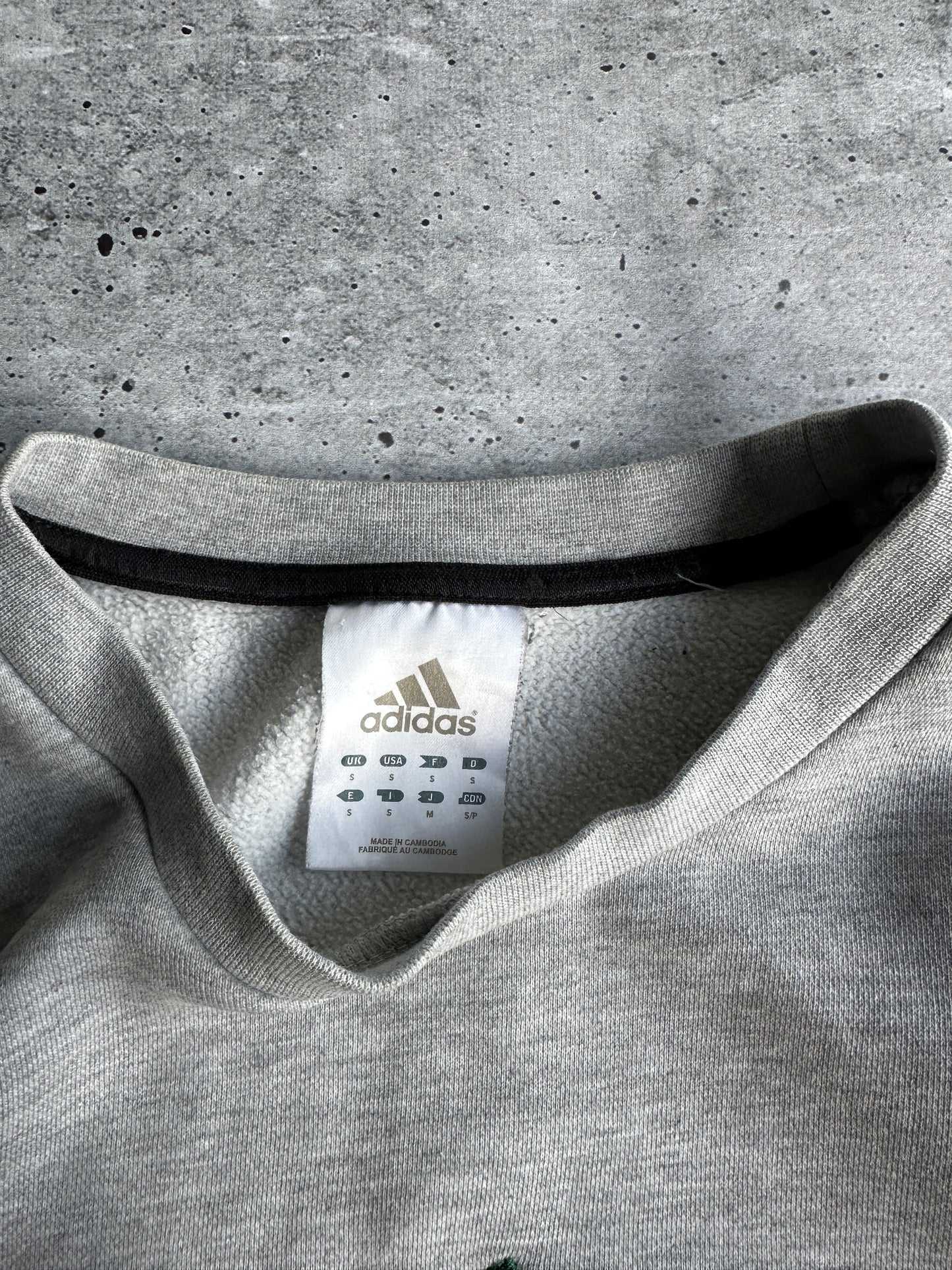Vintage 90s Hype Sweatshirt Adidas Equipment Big Logo (S)
