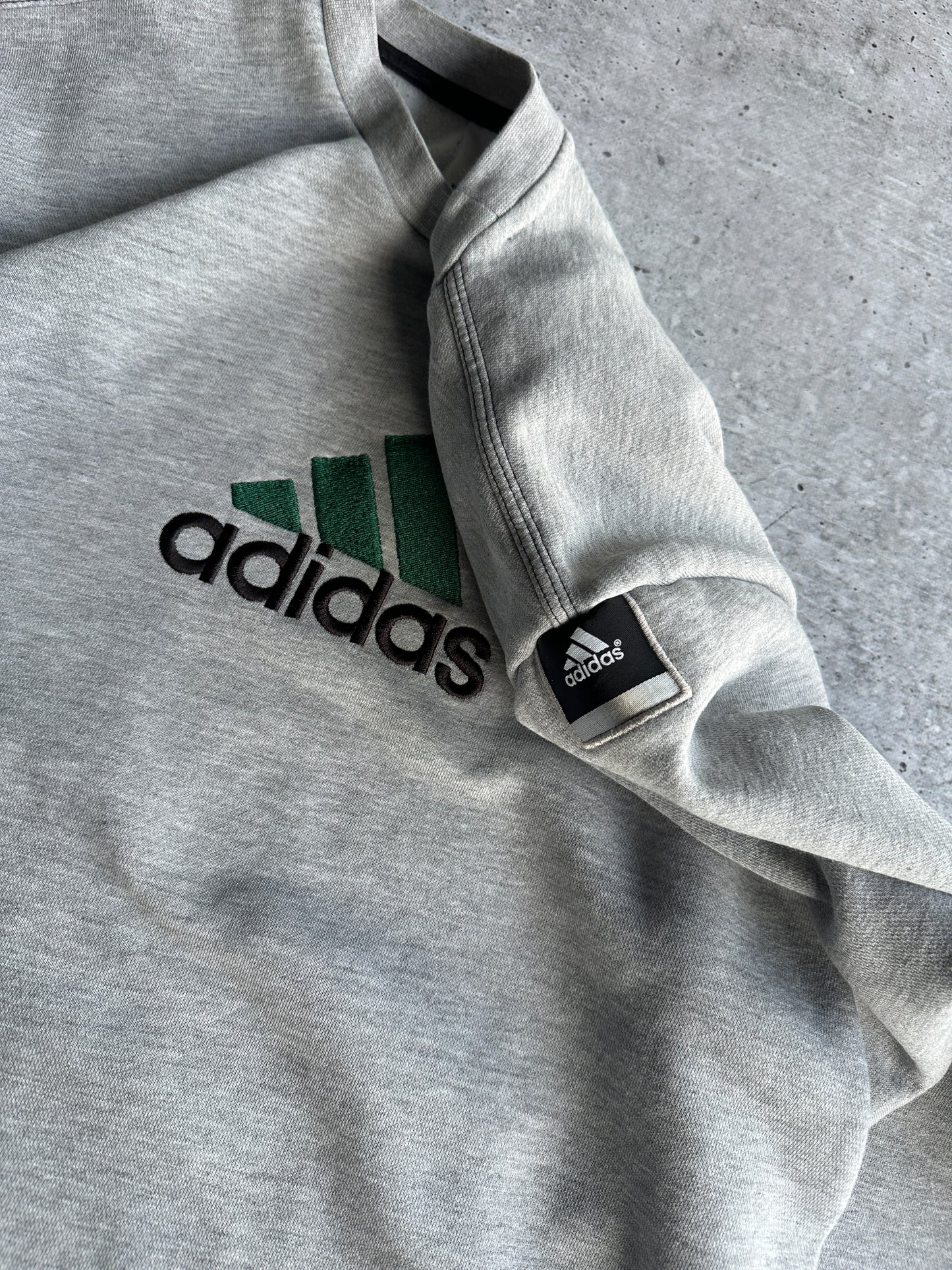 Vintage 90s Hype Sweatshirt Adidas Equipment Big Logo (S)
