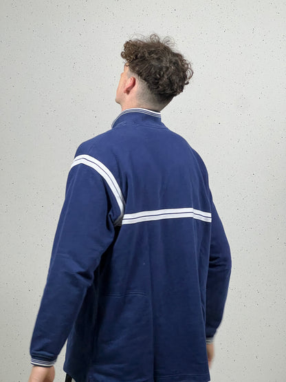 90's Nike Court 1/4 Zip Sweatshirt Large