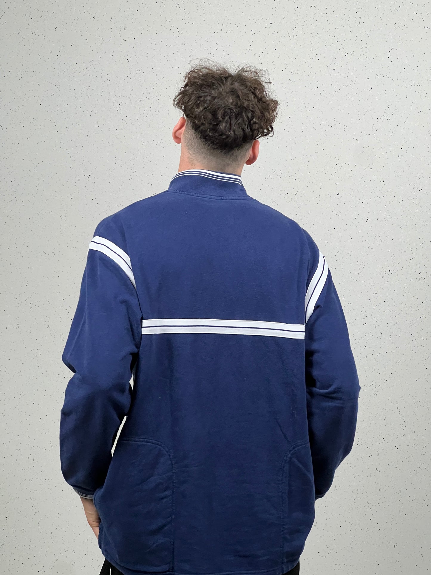 90's Nike Court 1/4 Zip Sweatshirt Large