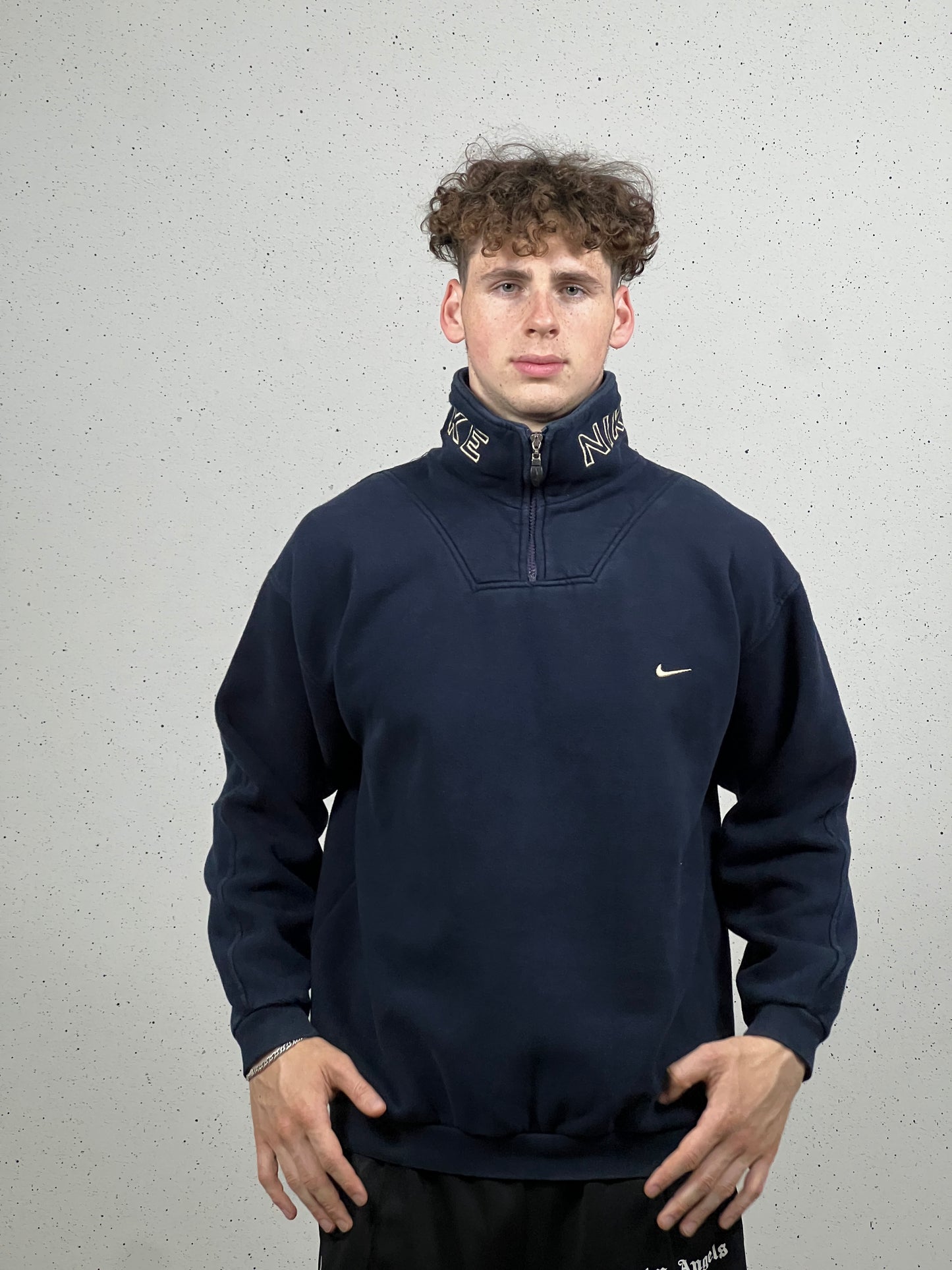 90's Nike 1/4 Zip Sweatshirt Large