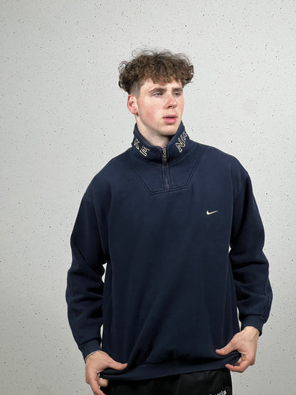 90's Nike 1/4 Zip Sweatshirt Large