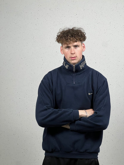 90's Nike 1/4 Zip Sweatshirt Large