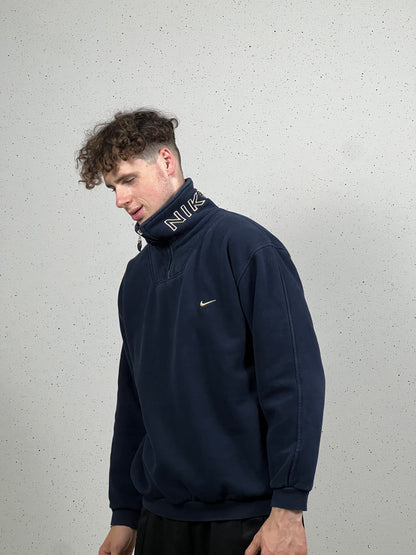 90's Nike 1/4 Zip Sweatshirt Large