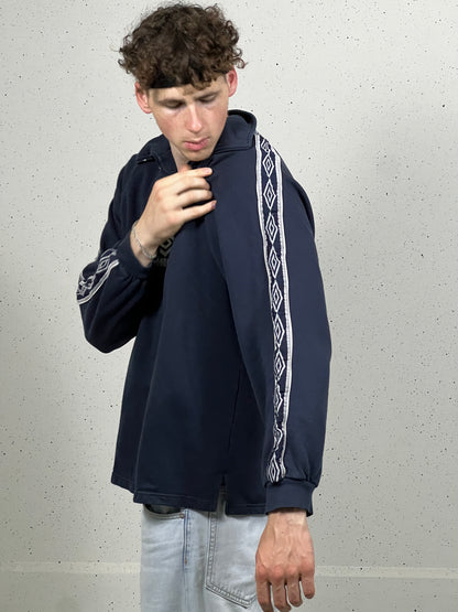 90's Umbro 1/4 Zip Sweatshirt Large