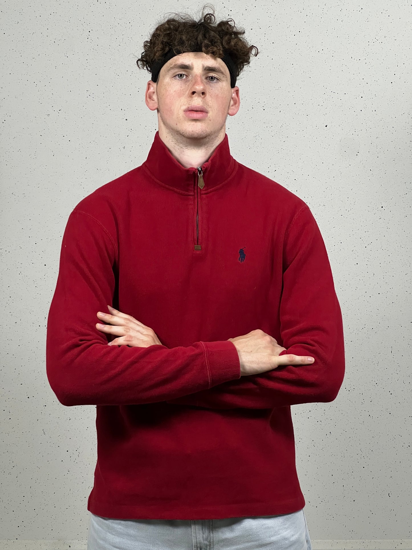 Ralph Lauren 1/4 Zip Sweatshirt Large