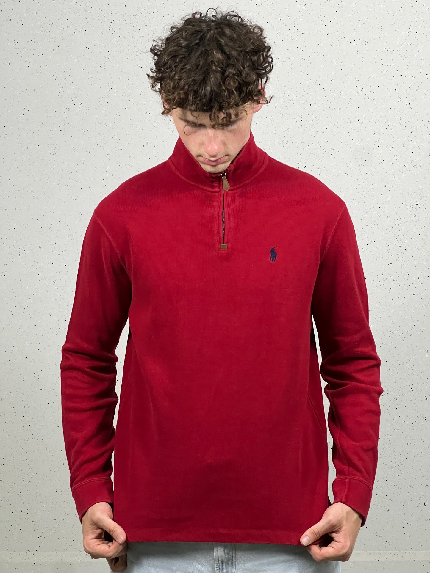 Ralph Lauren 1/4 Zip Sweatshirt Large