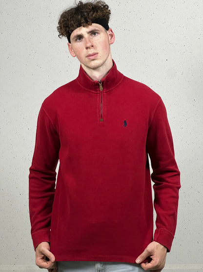 Ralph Lauren 1/4 Zip Sweatshirt Large