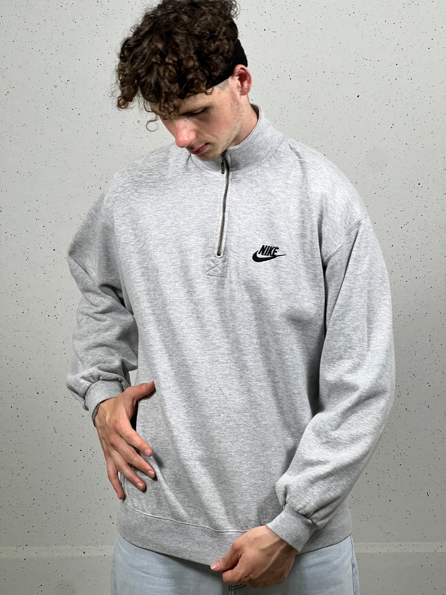 90's Nike 1/4 Zip Sweatshirt Large